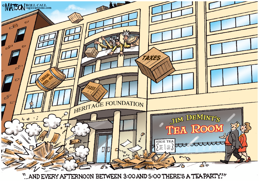 Jim DeMint's Tea Room COLOR