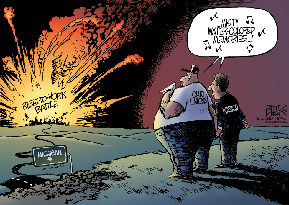 LOCAL OH - Kasich and Unions COLOR