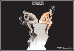 OBAMA/BOEHNER BUTTHEADS by J.D. Crowe