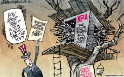 SANDY HOOK MASSACRE  by Mike Keefe