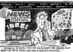 ALL GUNS ALL THE TIME by Pat Bagley