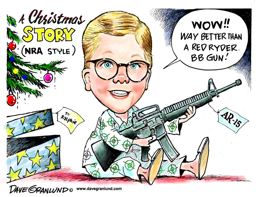 NRA twists 'A Christmas Story' into AR-15 gift satire after Sandy Hook