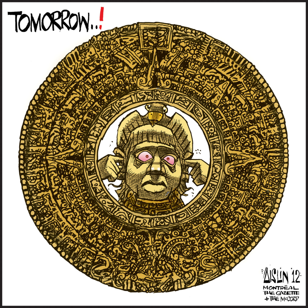 Mayan calendar predicts end of world this Friday