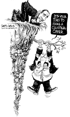 FISCAL CLIFF COUNTER-OFFER by Daryl Cagle