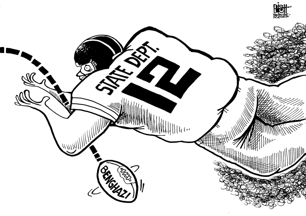BENGHAZI FUMBLE, B/W