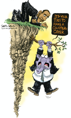 FISCAL CLIFF COUNTER-OFFER  by Daryl Cagle