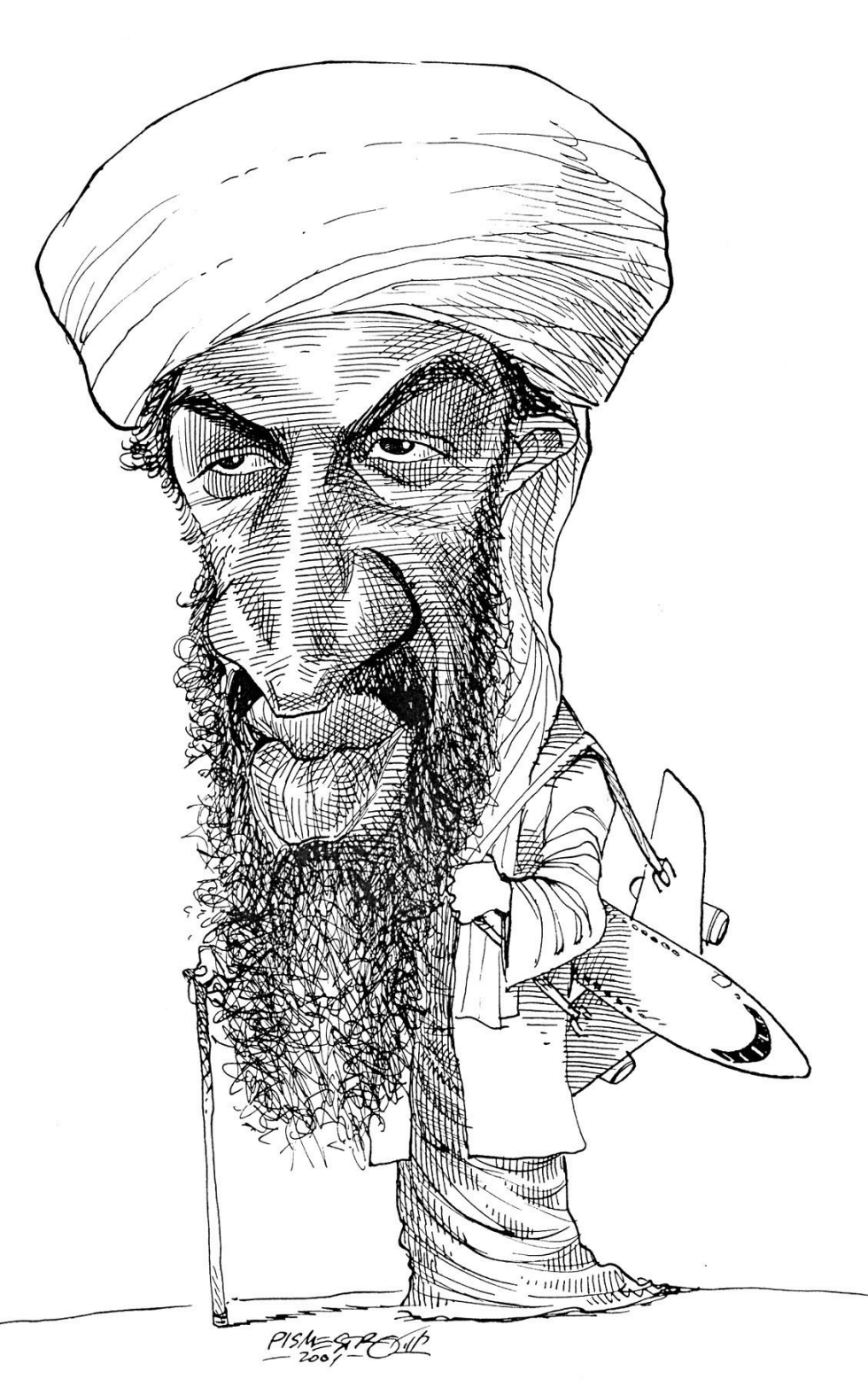  OSAMA BIN LADEN by Petar Pismestrovic