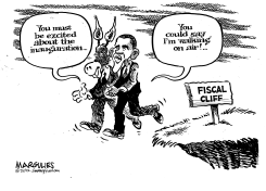 FISCAL CLIFF by Jimmy Margulies