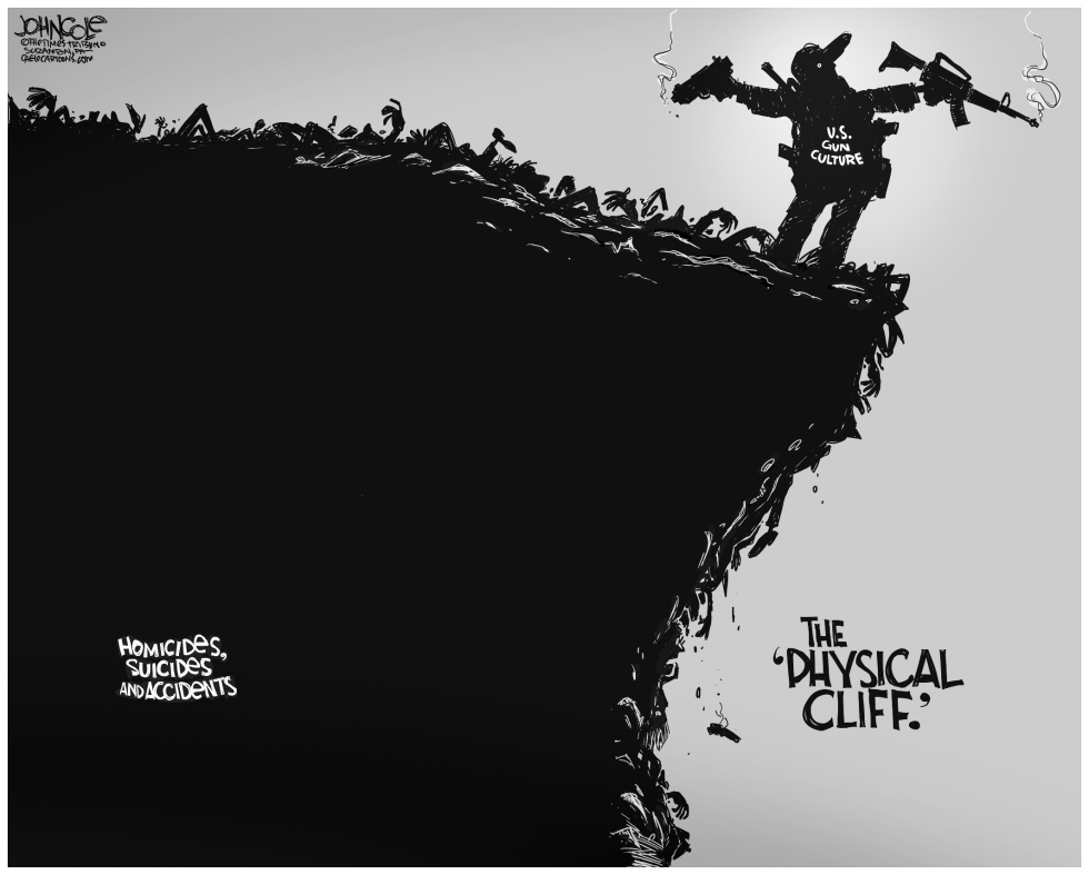 US Gun Deaths BW