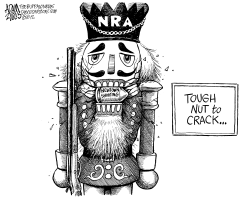 NRA CRACKING by Adam Zyglis