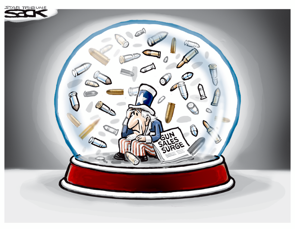  GUN SALES SURGE by Steve Sack