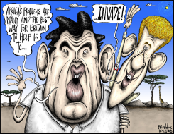 PRINCE HARRY THE NAZI AND GORDON BROWN by Brian Adcock