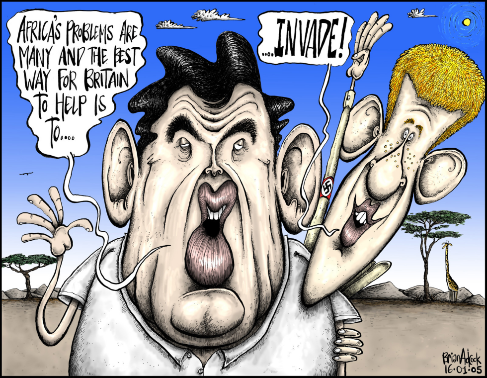 Prince Harry the Nazi and Gordon Brown