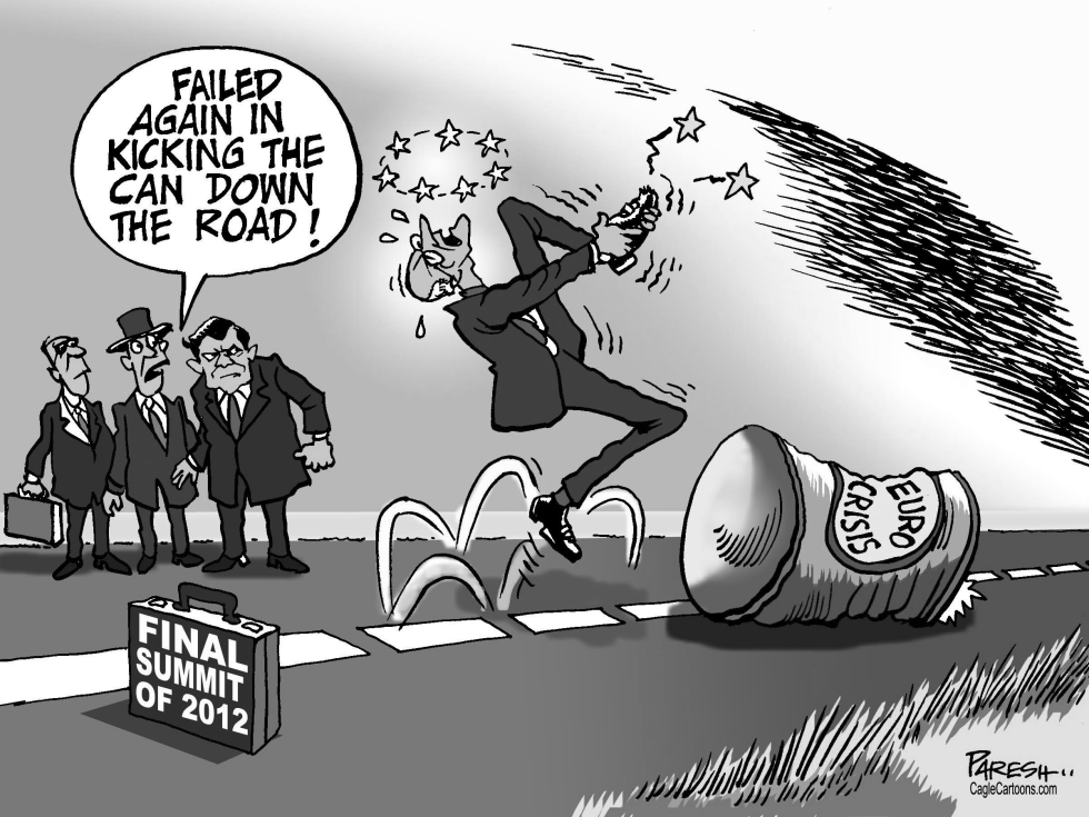 Kicking euro crisis can