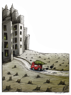ECOCIDIO DE TEMPORADA /  by Angel Boligan