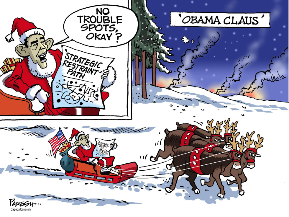  OBAMA CLAUS by Paresh Nath