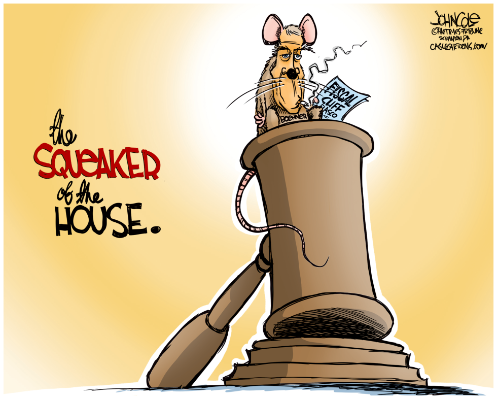  BOEHNER THE SQUEAKER  by John Cole