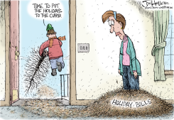 HOLIDAY BILLS by Joe Heller