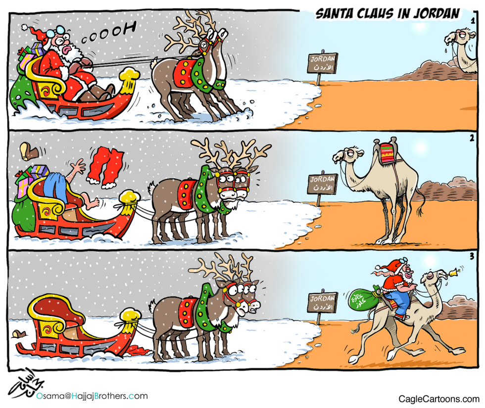 Santa Claus in Jordan