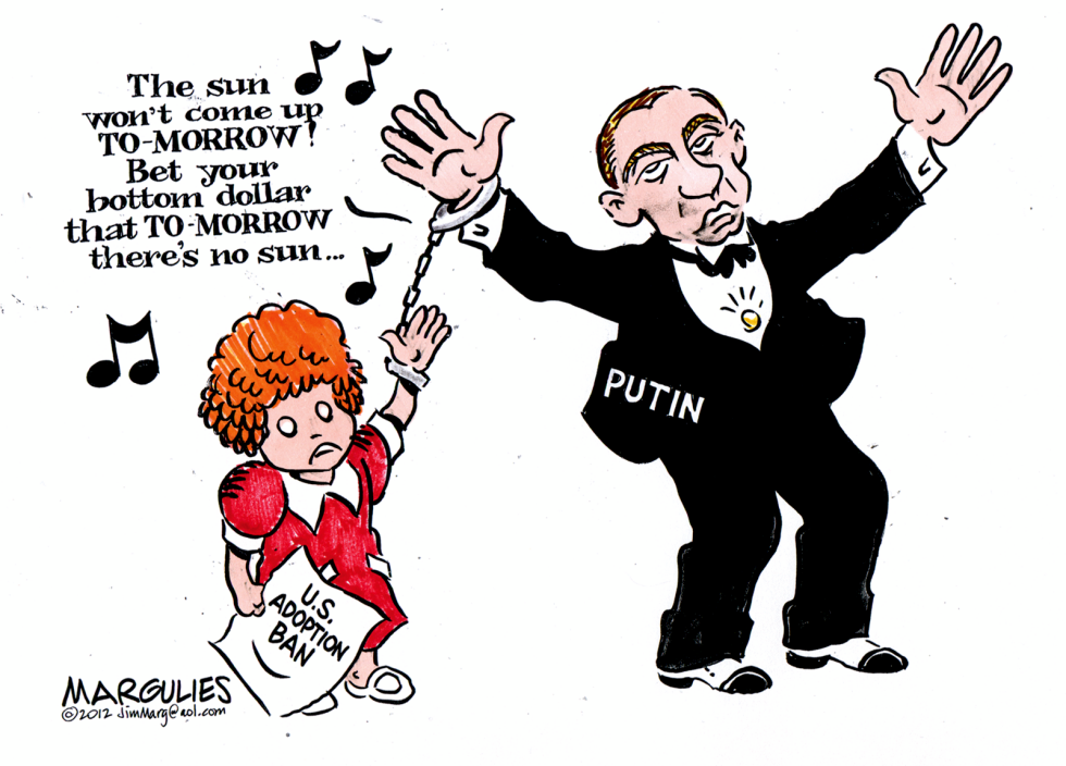 Russian bans US adoptions color