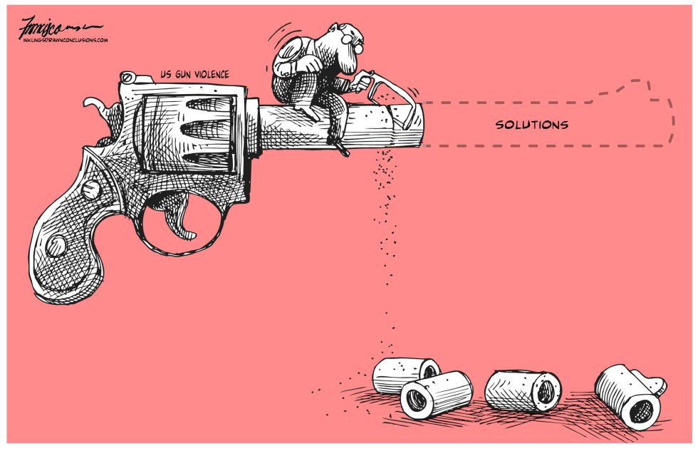 COLOR Trickle-down solution to the gun violence problem