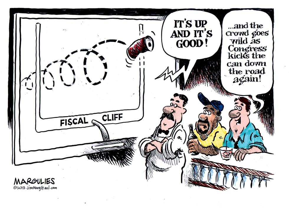 FISCAL CLIFF  by Jimmy Margulies