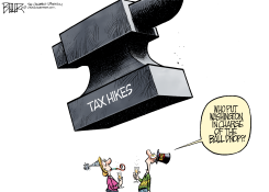 THE BALL DROPPED  by Nate Beeler