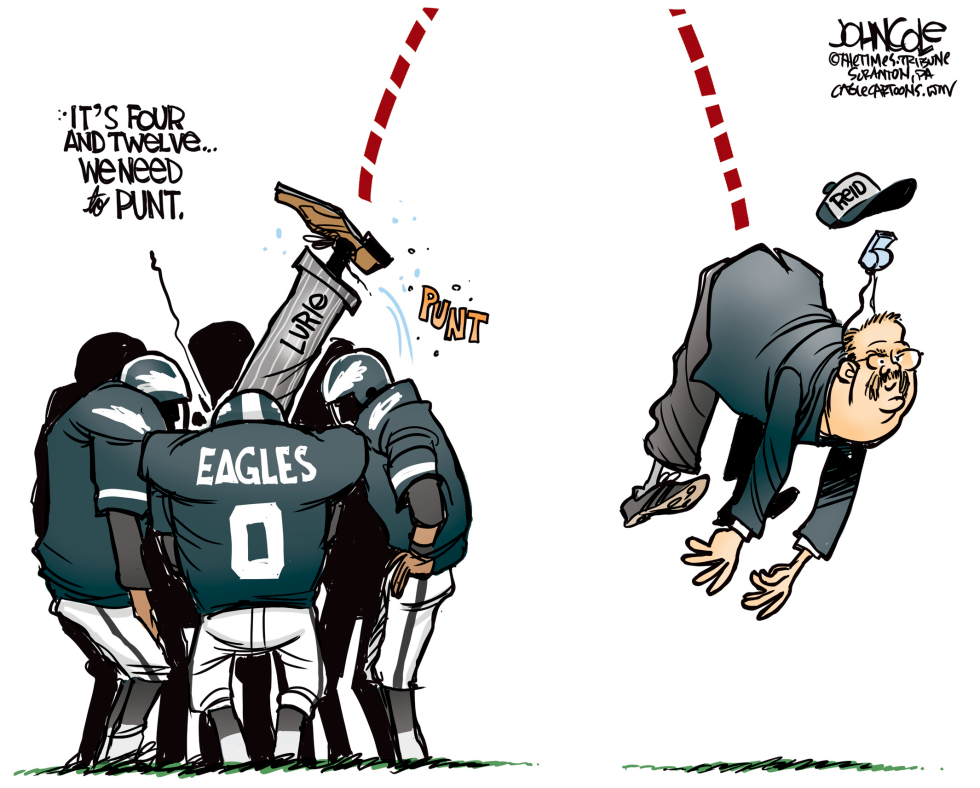 LOCAL PA -- Eagles fire Andy Reid COLOR