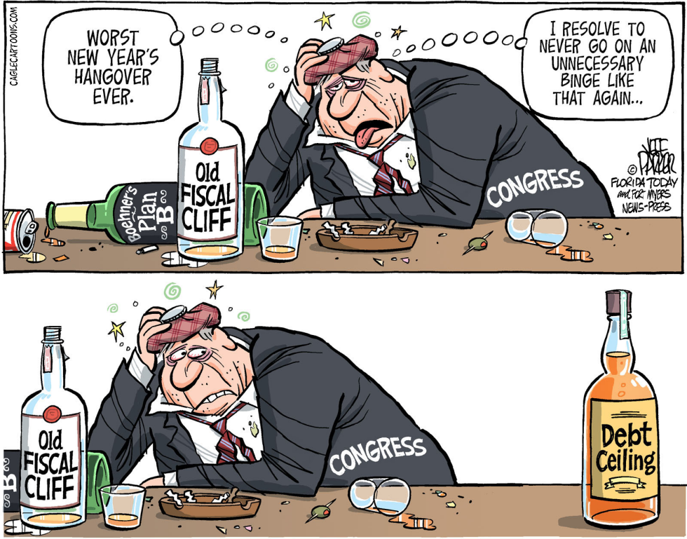  FISCAL CLIFF HANGOVER -  by Jeff Parker