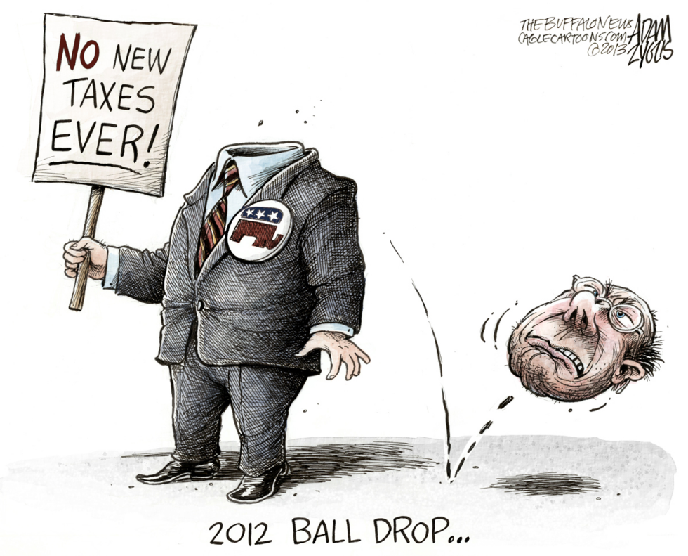  2012 BALL DROP by Adam Zyglis