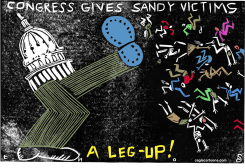 CONGRESS AND SANDY VICTIMS - by Randall Enos