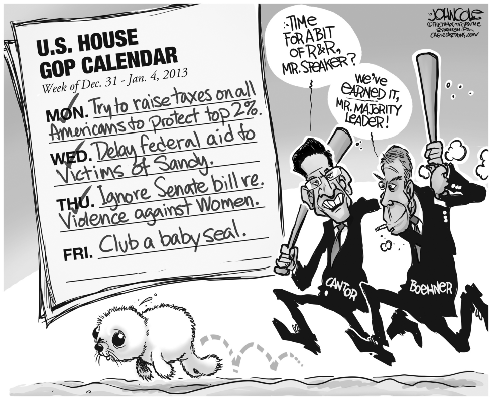 Boehner and Cantor go clubbing BW