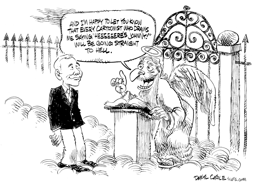 Johnny Carson in Heaven
