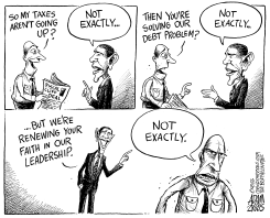 FISCAL CLIFF LEADERSHIP by Adam Zyglis