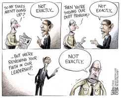 FISCAL CLIFF LEADERSHIP  by Adam Zyglis
