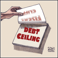 FISCAL CLIFF MORPHING TO DEBT CEILING by Terry Mosher