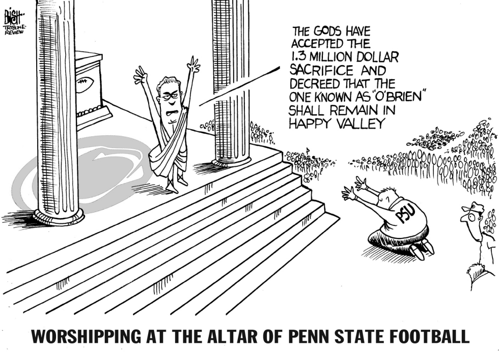 LOCAL, PENN STATE FOOTBALL, B/W