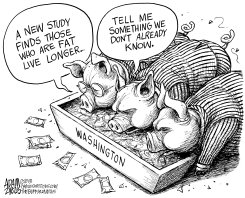WASHINGTON PORK PROJECTS by Adam Zyglis