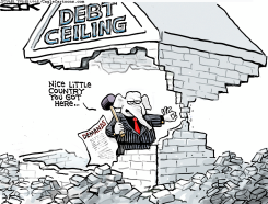 DEBT CEILING THREAT  by Steve Sack