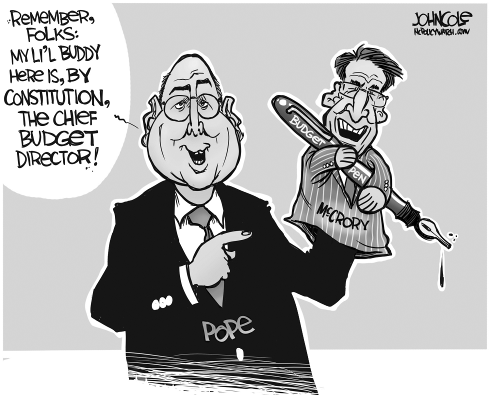 LOCAL NC -- Art Pop and Pat McCrory BW