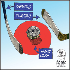 NATIONAL HOCKEY LEAGUE LOCKOUT OVER by Terry Mosher