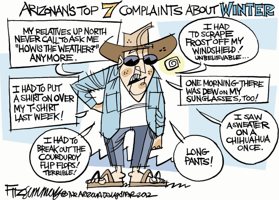  LOCAL AZ ARIZONA WEATHER COMPLAINTS by David Fitzsimmons