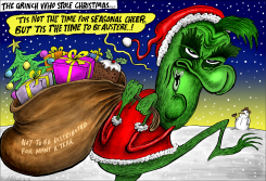 GEORGE OSBORNE THE GRINCH by Brian Adcock
