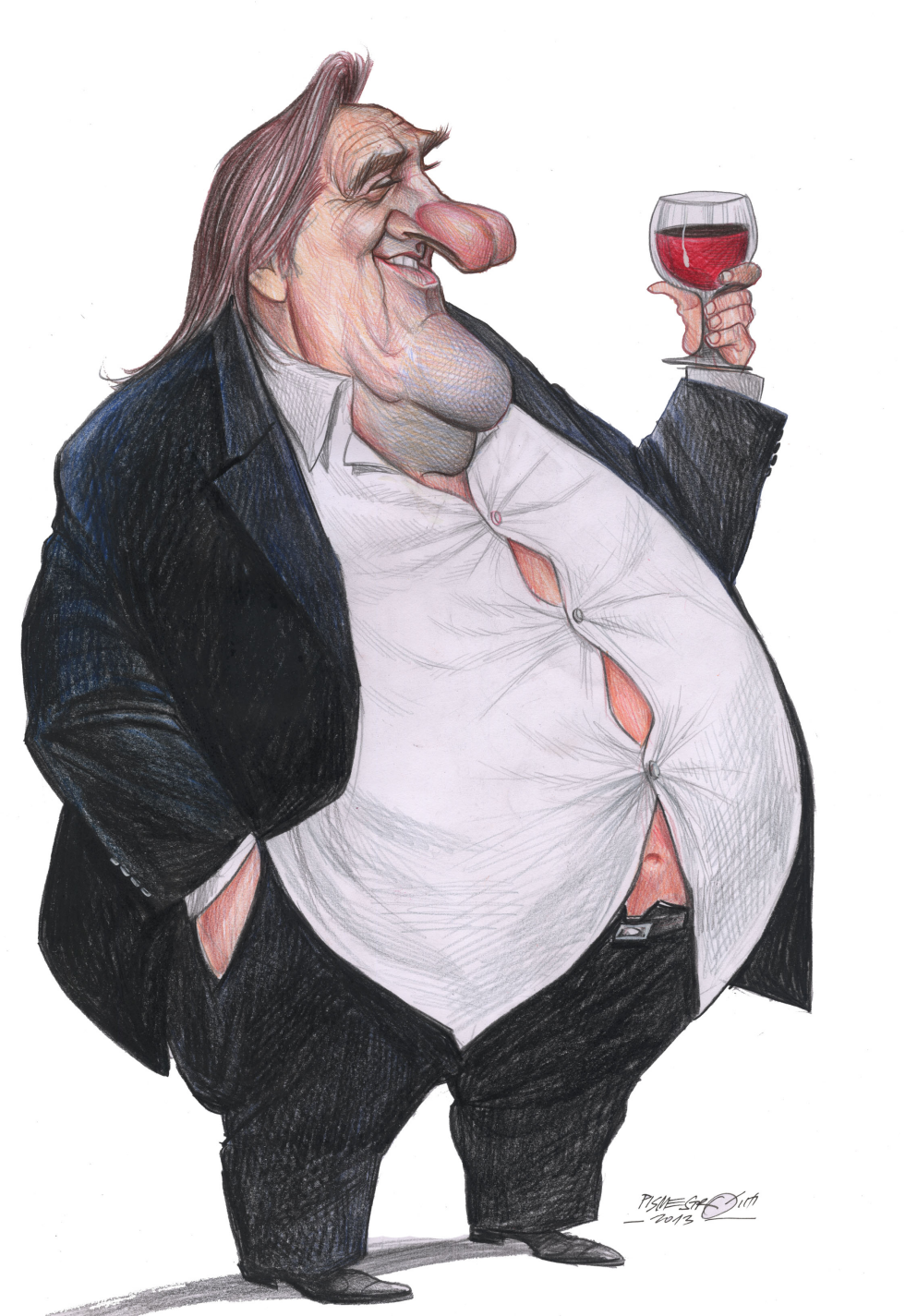  GERARD DEPARDIEU by Petar Pismestrovic