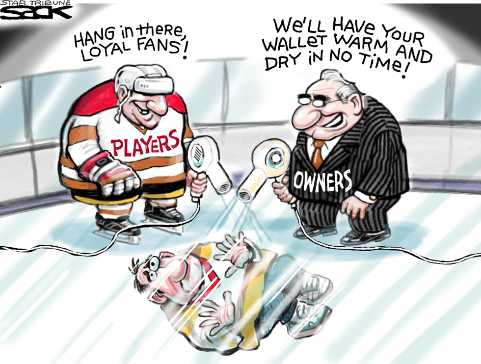  WELCOME BACK NHL FANS  by Steve Sack