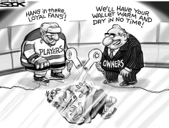 WELCOME BACK NHL FANS by Steve Sack