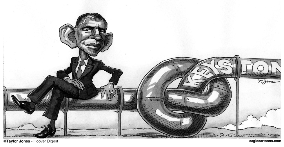  OBAMA KEYSTONE QUANDARY  by Taylor Jones