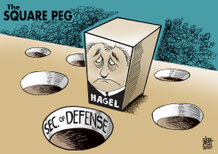 SQUARE PEG HAGEL, by Randy Bish
