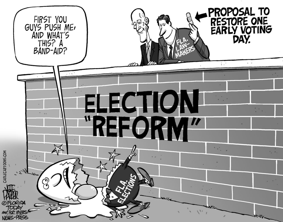  LOCAL FL ELECTION REFORM BAND-AID by Jeff Parker