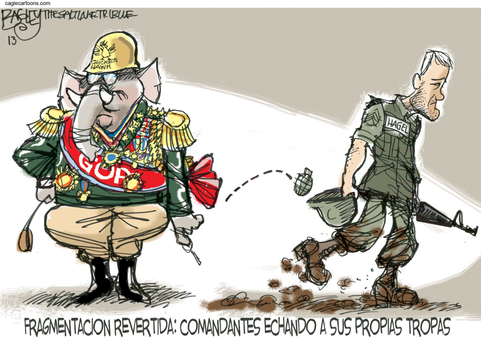  FRAGMENTANDO A HAGEL  by Pat Bagley